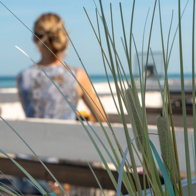 Terrasse Ausblick Ostsee